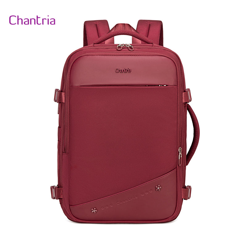 Chantria Violetz Women Laptop Backpack Big Capacity Business Travel Laptop Backpack Multi Compartment (15.6'')