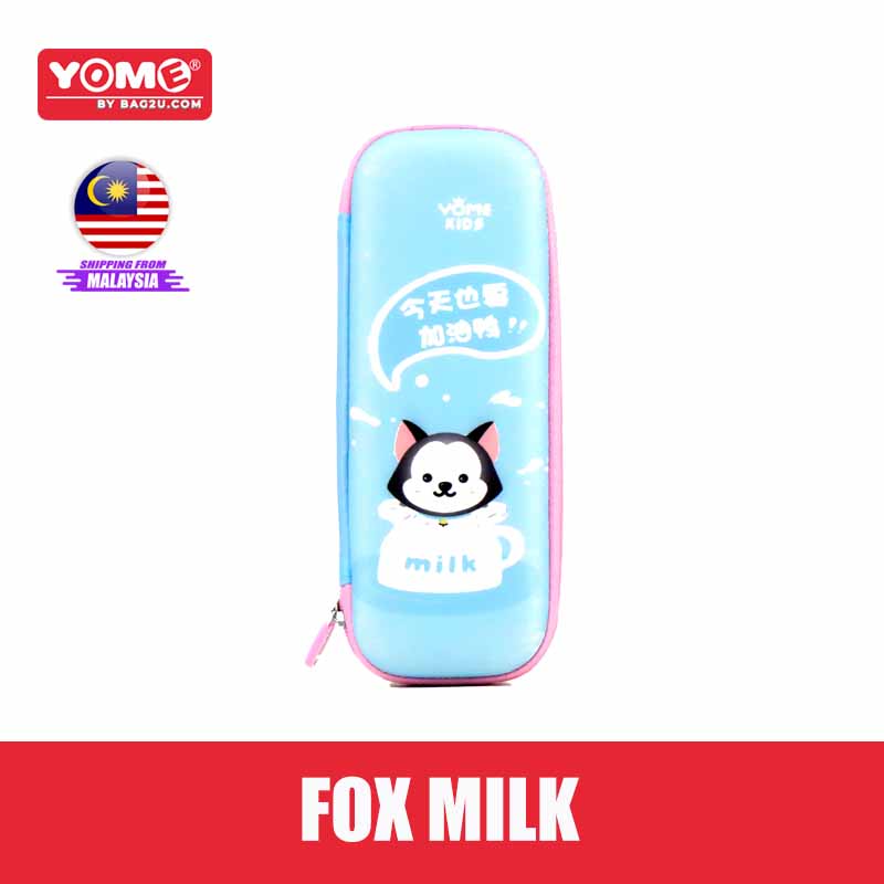Yome Fox Milk Pencil Case
