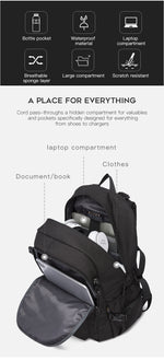 Bange Bright Big Capacity Multiple compartment Old School Laptop Backpack (15.6)