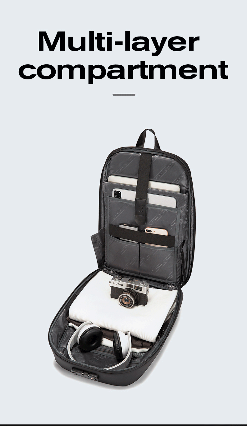 Bange Infinitez Laptop Backpack Trendy Simple Technology Fashion Travel Business Laptop Backpack (15.6)