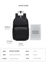 Arctic Hunter i-Zeyrox Trolly Laptop Backpack Multi-Functional Ergonomics Multi-Compartment (15.6")