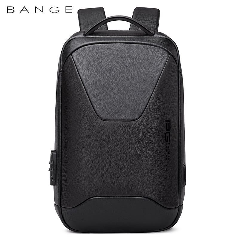Bange Miragez Laptop Backpack Genuine Real Leather Business Travel Laptop Backpack  (15.6")