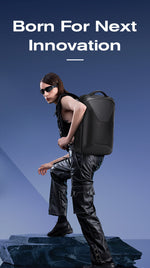Bange Miragez Laptop Backpack Genuine Real Leather Business Travel Laptop Backpack  (15.6")