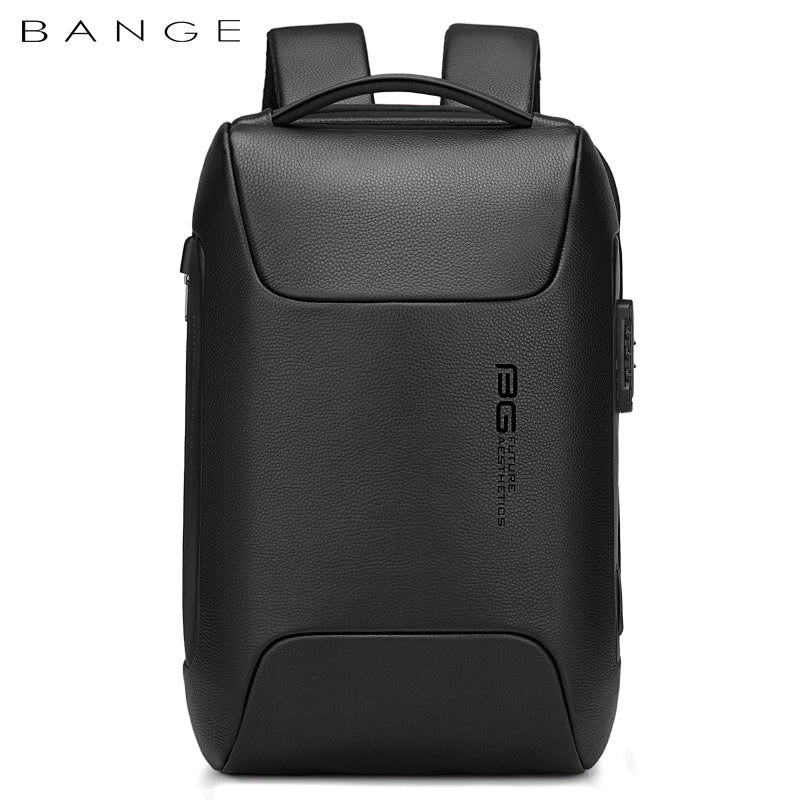 Bange Arizonaz Laptop Backpack Genuine Real Leather Business Travel Laptop Backpack (15.6")