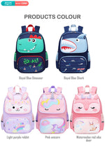 SunEight Checkz School Backpack Beg Sekolah unicorn dinosaur rabbit