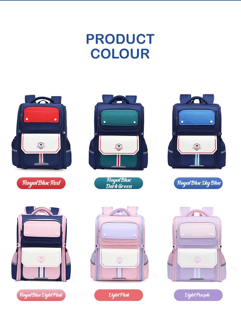 SunEight British School Backpack Beg Sekolah Cantik Colorful Trend design