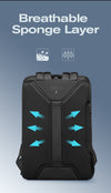 Bange Boominz Laptop Backpack Futuristic Trend Business Travel Big Capacity Tablet Laptop Backpack (15.6")