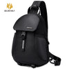 Golden Wolf Frontier Anti-Theft Zipper Crossbody Travel Light Weight Sling Bag