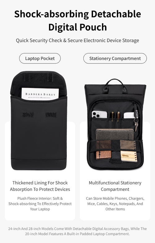 Arctic Hunter 20"/24"/28'' I-Grande Hard Case Hand Trolley Luggage Bag Suitcases with TSA Lock