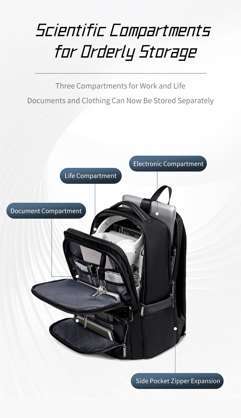 Arctic Hunter i-Tusk Business Multicompartment Laptop Backpack (15.6")