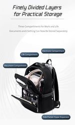 Arctic Hunter i-Schizo Business Multicompartment Laptop Backpack (15.6")