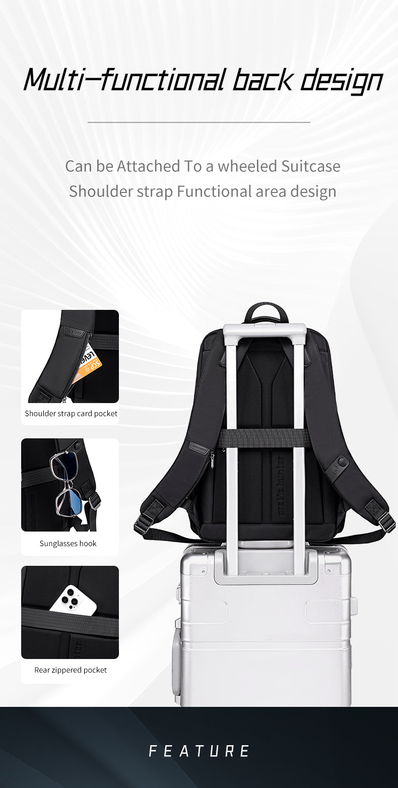 Arctic Hunter i-Schizo Business Multicompartment Laptop Backpack (15.6")