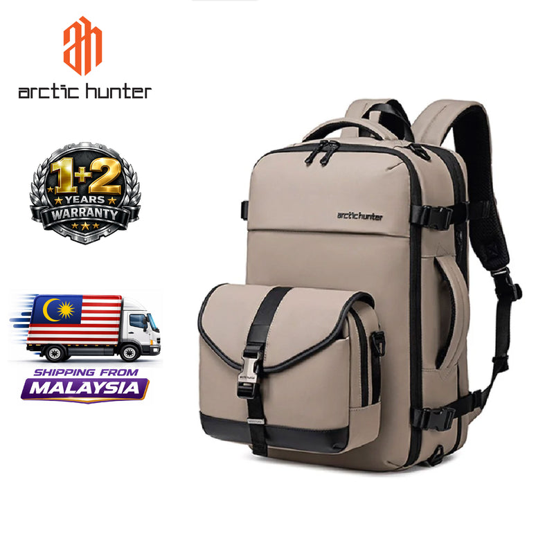 Arctic Hunter i-Flex Multi Compartment expandable Laptop Backpack Busi – Bag2u Dot Com Sdn Bhd (1305991-A)