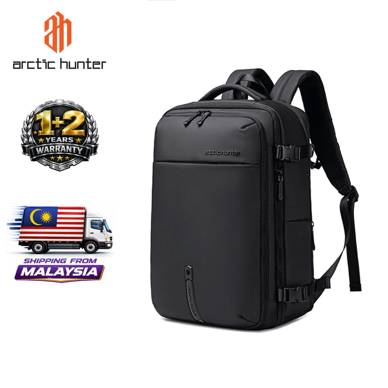 Arctic Hunter i-Vacura Airpack Multi Compartment Laptop Backpack Busin – Bag2u Dot Com Sdn Bhd (1305991-A)