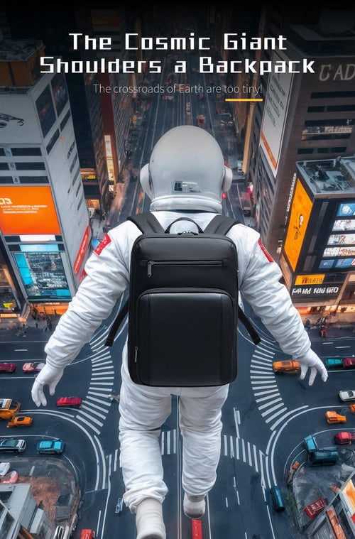 Arctic Hunter i-Cosmic Backpack Light Weight Multi-Compartment Men's Laptop Backpack Water Bottle Big Capacity (15.6")