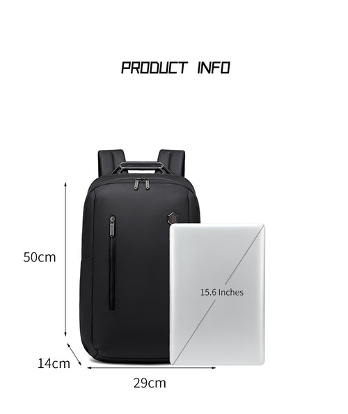 Arctic Hunter i-Metro Backpack Light Weight Multi-Compartment Men's Laptop Backpack Water Bottle Big Capacity (15.6")