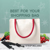 [FREE letak nama & Twilly] Bag2u Canvas Sling Bag Fashion Easycarry Tablet Compartment Ligthweight Travel Shopping Bag Personalise