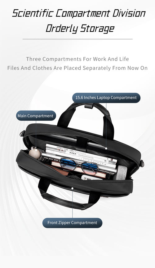 Arctic Hunter i-Noble Light Weight Multi Compartment Laptop Briefcase (15.6")
