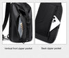 Golden Wolf Duos Anti-Theft Zipper Crossbody Travel Light Weight Sling Bag (7.9")