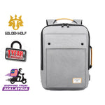 Golden Wolf Realm Backpack (15.6" Laptop)