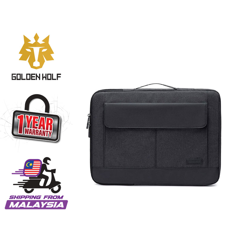 Golden Wolf i-Finn Laptop Briefcase (Oxford Material)