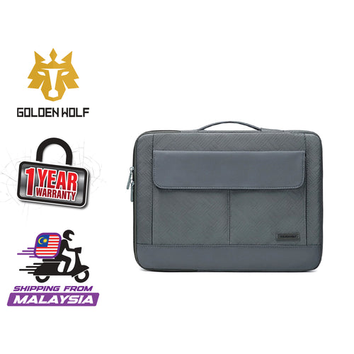 Golden Wolf i-Finn Laptop Briefcase (Polyester Material)