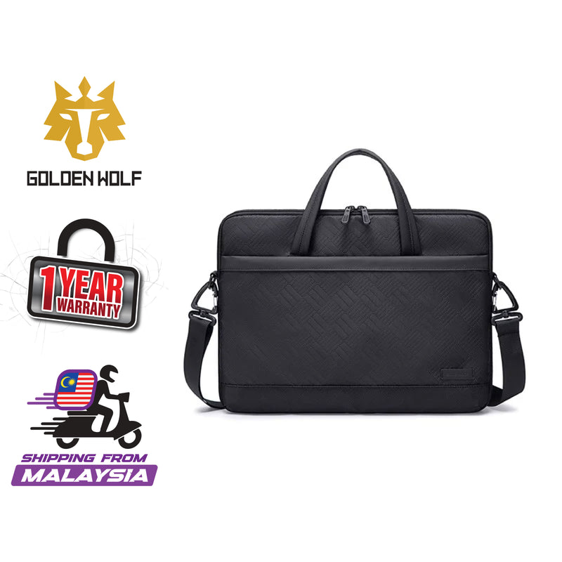 Golden Wolf i-Declan Laptop Briefcase (Polyester material)