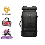 Golden Wolf Zelda Big capacity multi compartment travel laptop backpack (17")