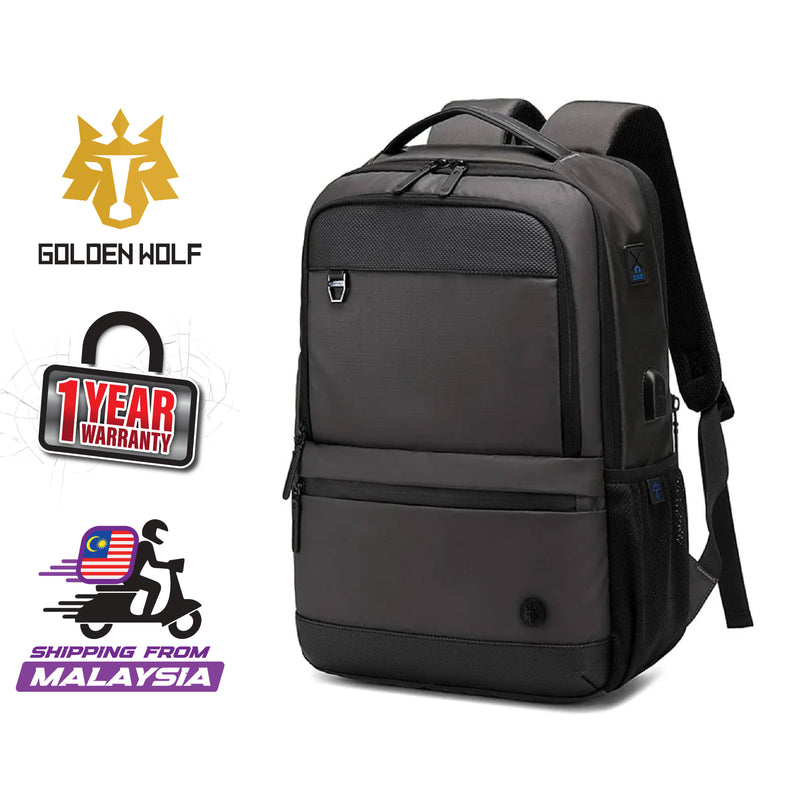 Golden Wolf Phase Backpack (15.6" Laptop)