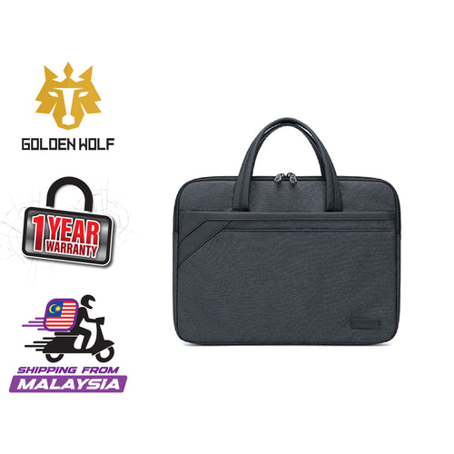 Golden Wolf i-Owen Laptop Briefcase (Oxford Material)