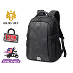 Golden Wolf Clover Backpack