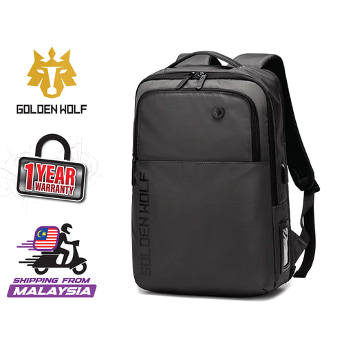 Golden Wolf Thunder Backpack (15.6" Laptop)