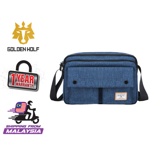 Golden Wolf Lance Crossbody Sling (9.7" Tablet)