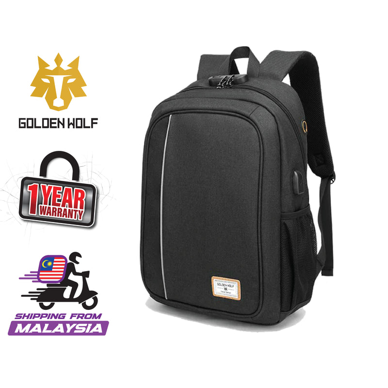 Golden Wolf Cronos Backpack (15.6" Laptop)