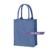 Bag2u A4 Size Jute Material Tote Bags 10 Colors EasyCarry multiple colors Big Capacity