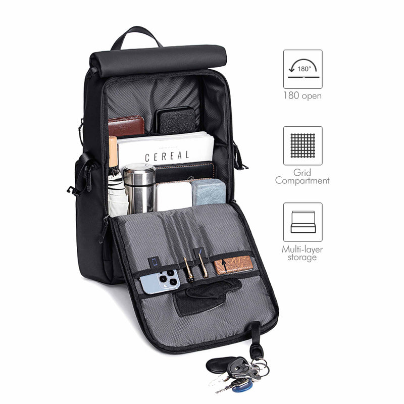 backpack with laptop compartment uk Arctic Hunter i-Rosse Laptop Backpack Multi Compartment USB Business T – Bag2u Dot Com Sdn Bhd (1305991-A)