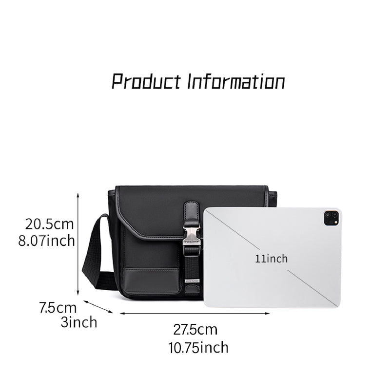 Arctic Hunter i-Fury Messenger Sling Bag Multicompartment Tablet Compartment (11")