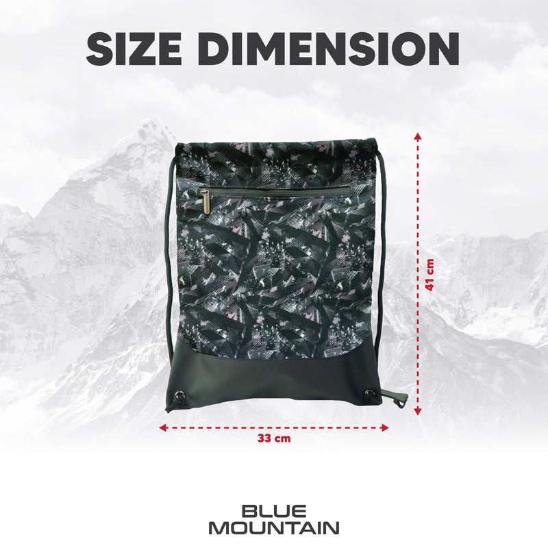 Bag2u Polyester Drawstring Bag Waterproof Outdoor Sport Bag Sport Backpack for Gym Hiking Marathon Bag Beg Sukan