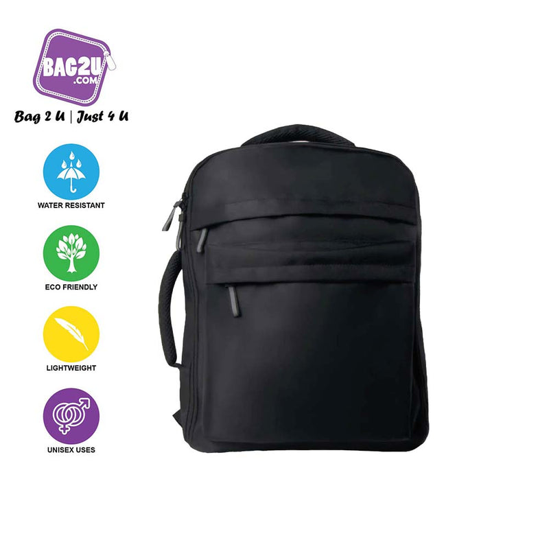 Bag2u Laptop Backpack Big Compartment Lightweight Easycarry Travel Business School Backpack