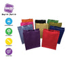 Bag2u A4 Size Jute Material Tote Bags 10 Colors EasyCarry multiple colors Big Capacity