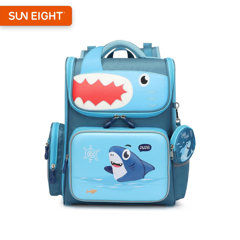 Sun Eight Surfz Ergonomic Spine Protection Primary School Bag