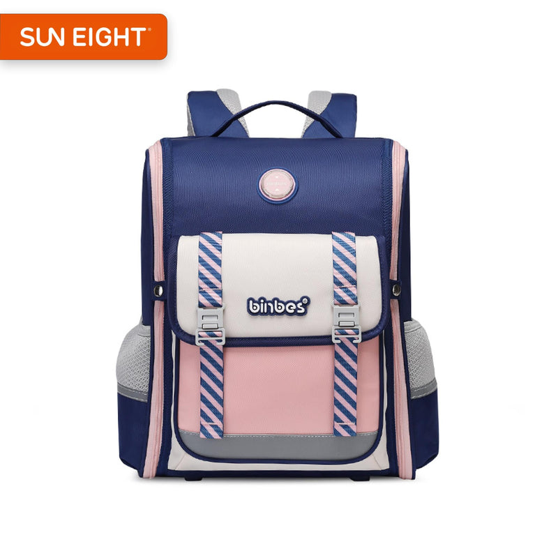 binbes® by Sun Eight Tomz Ergonomic Spine Protection Primary School Bag with 26° Back Fit