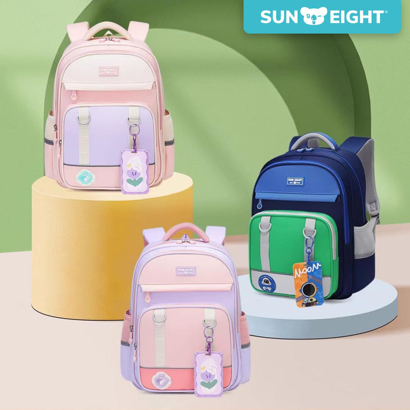 SunEight Genz Ergonomic Spine Protection Primary School Bag