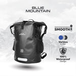 Blue Mountain AquaBlitz 30L Tarpaulin Backpack Dry Bag Outdoor Sports Splashproof Travel Laptop Bag Adjustable