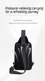 Arctic Hunter i-Creep Sling Bag Multifuncational Compact Travel Size Crossbody Light Weight Water Resistant (9.7'')