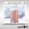 Blue Mountain 20"/24"/28" Altair UNBREAKABLE PP Expandable Luggage Hand Bag TSA Lock Hard Case Trolley Suitcases