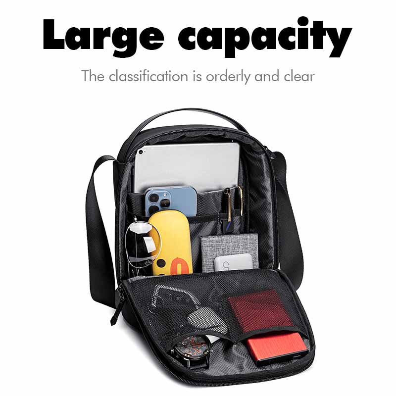 Arctic Hunter i-Mellow Crossbody Sling Bag Multi Compartment Leisure Travel Sling Bag (9.7")