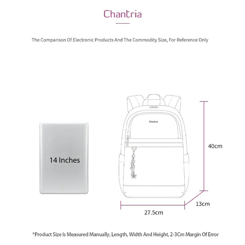 Chantria Elektraz Women Laptop Backpack Business Travel Laptop Backpack Easy Travelling (15.6'')