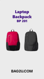 Bag2u Laptop Backpack Fashion Bottle Pocket School Backpack Big Capacity