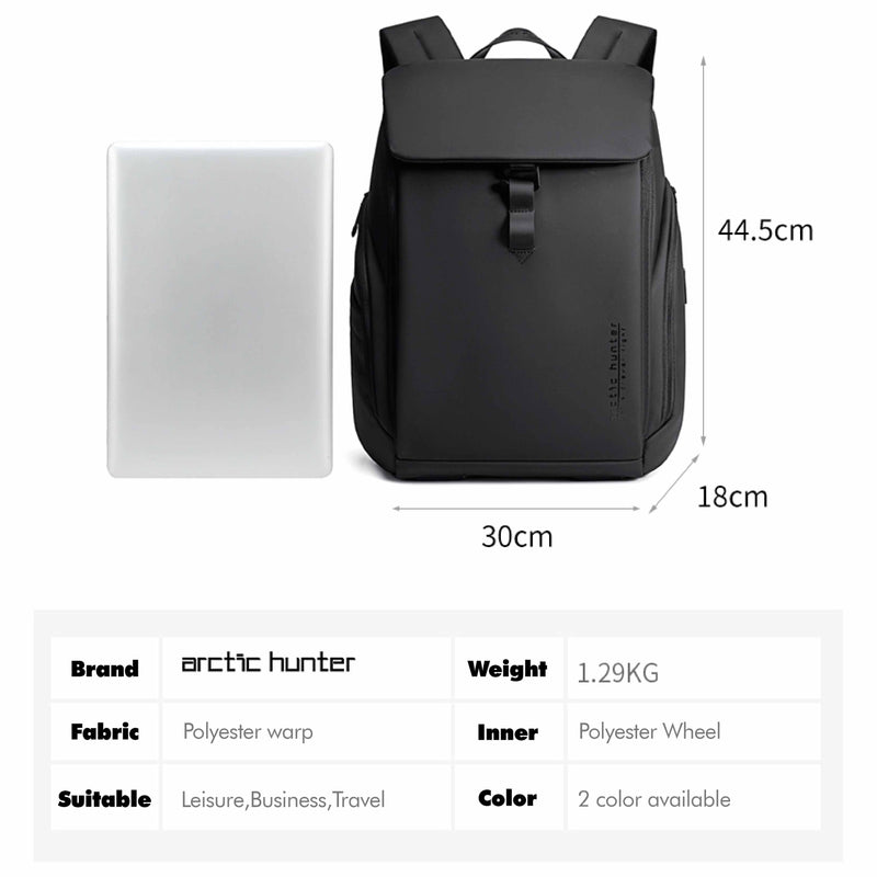 Arctic Hunter i-Chaze Laptop Backpack Business Travel Multi Compartment Laptop Backpack (15.6")